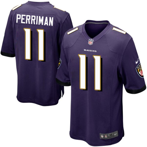 Nike Ravens #11 Breshad Perriman Purple Team Color Youth Stitched NFL New Elite Jersey